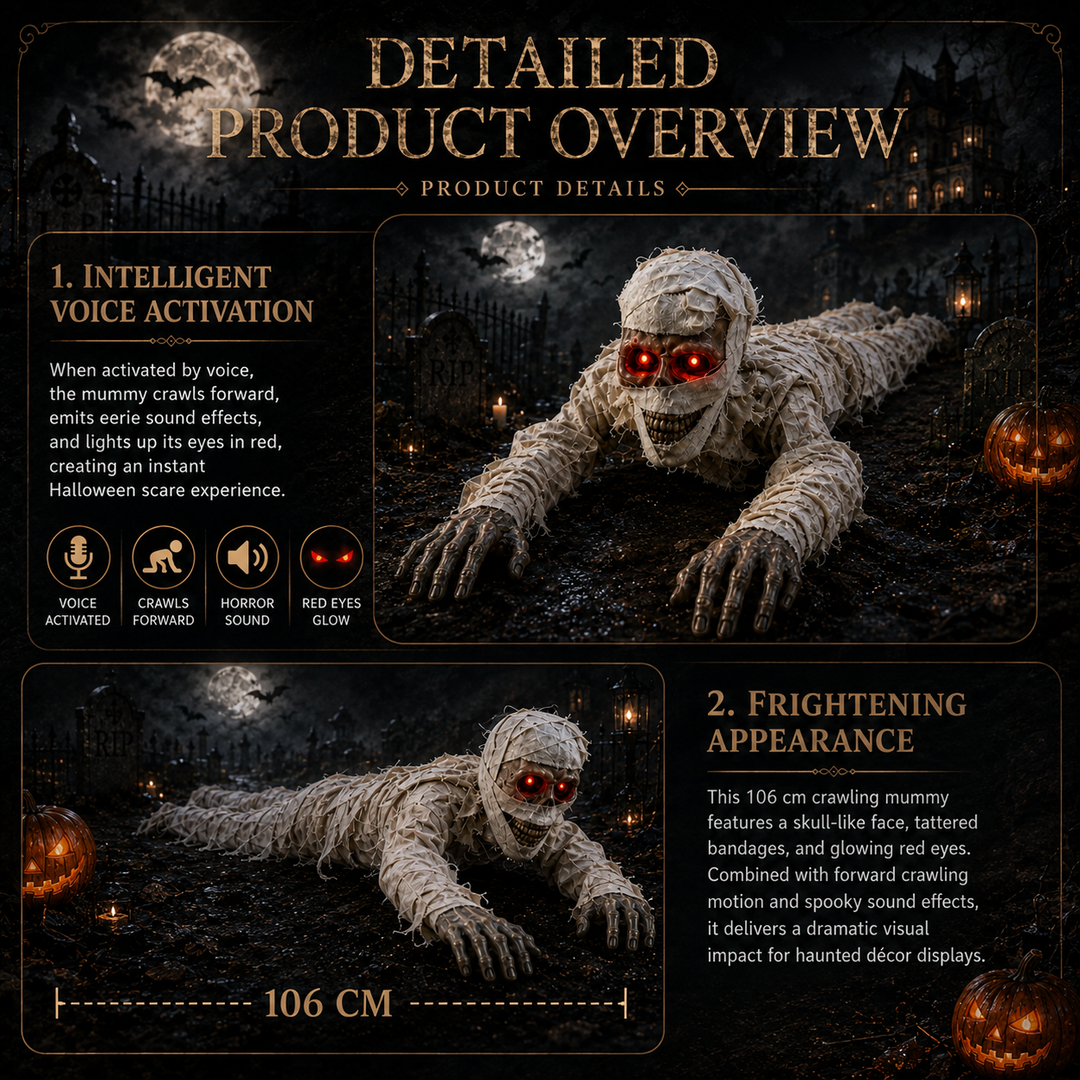 Halloween Creepy Crawling Mummy