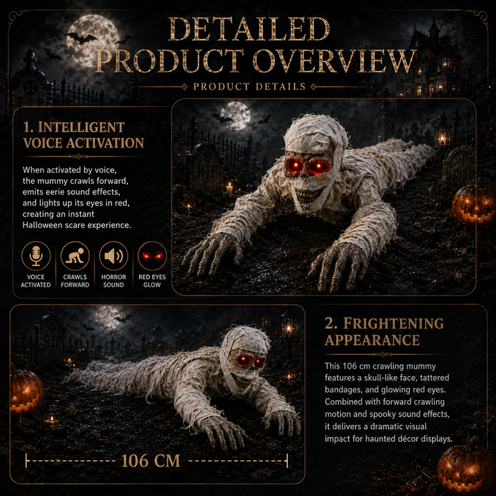 Halloween Creepy Crawling Mummy