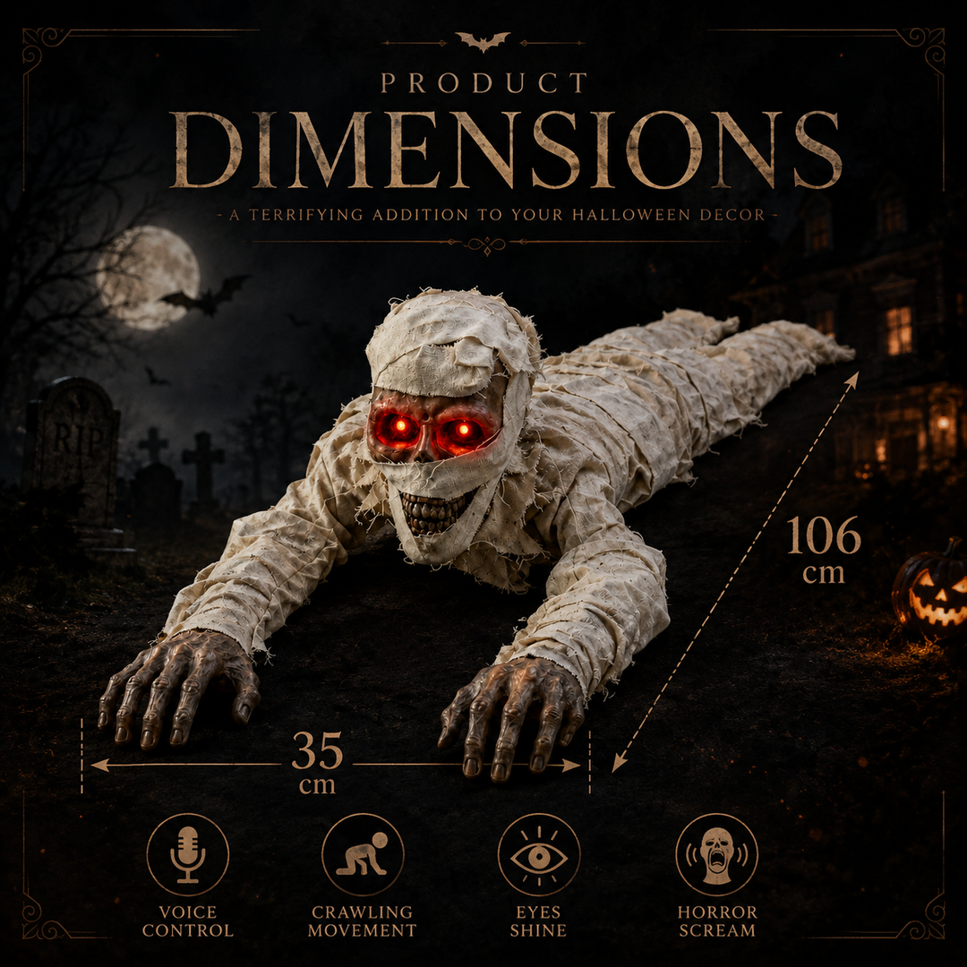 Halloween Creepy Crawling Mummy