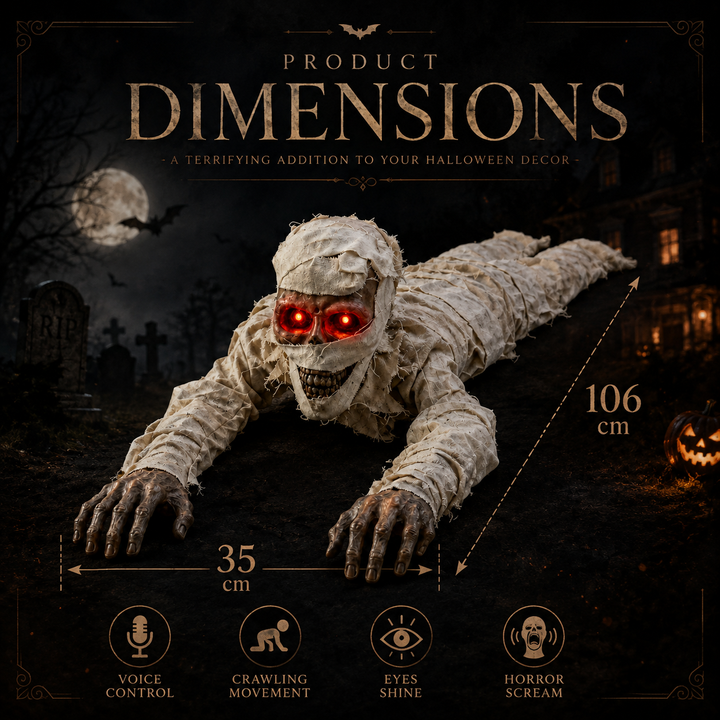 Halloween Creepy Crawling Mummy